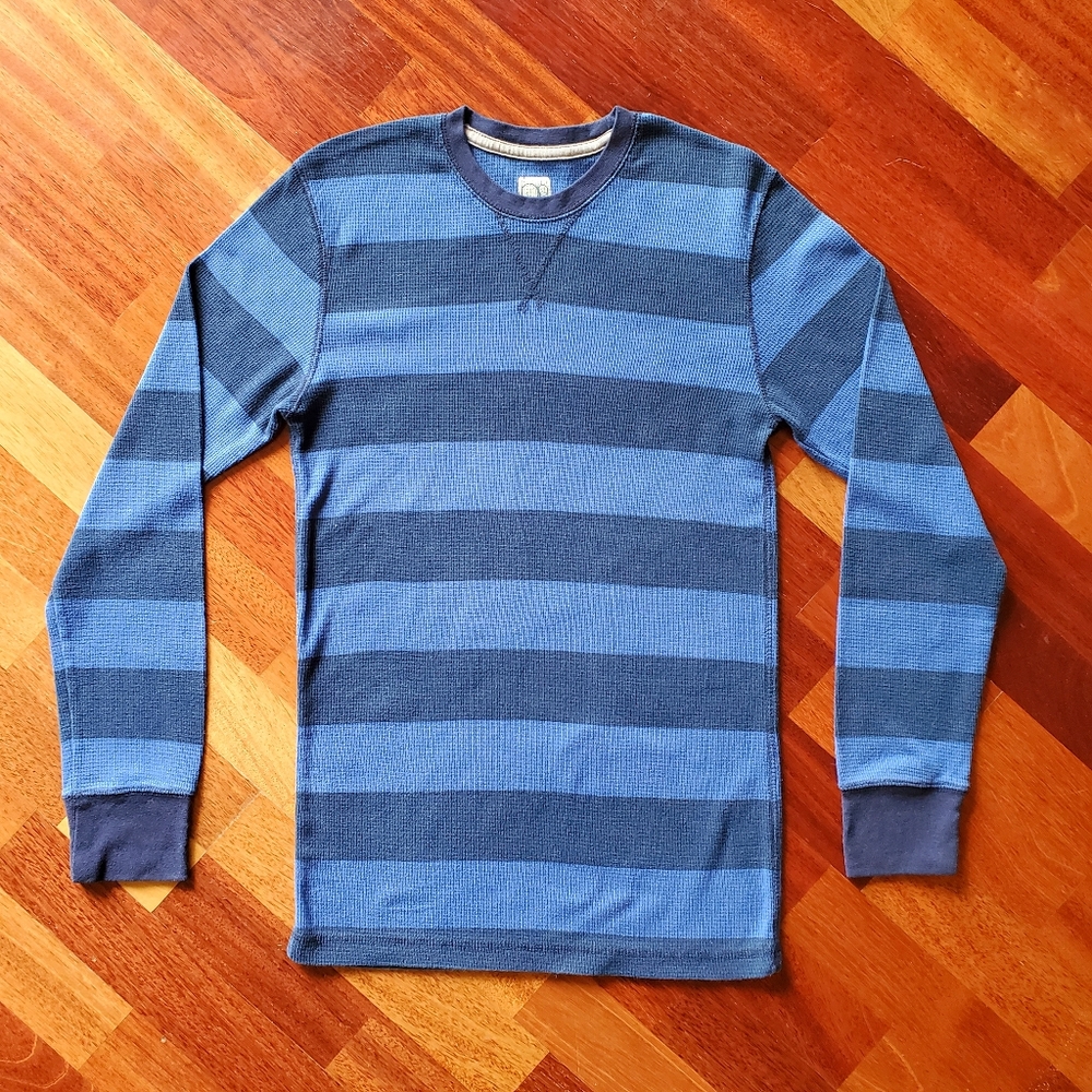 OP Striped Blue Long Sleeve Shirt